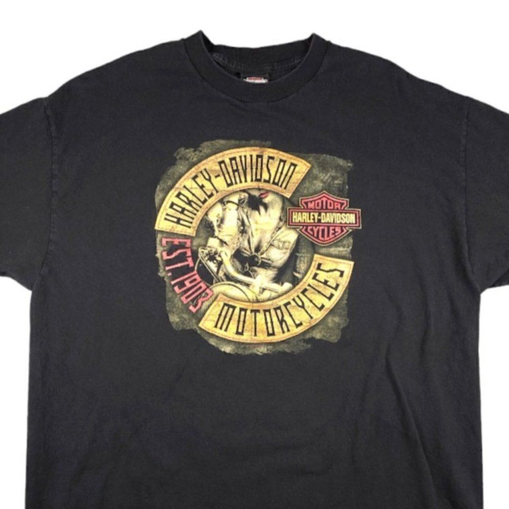 Harley Davidson T Shirt Mens Size 2XL St Paul Minnesota Biker Motorcycle